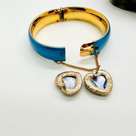 Vintage Blue Bracelet & 💙 Druzy Earrings - Picture 10 of 13